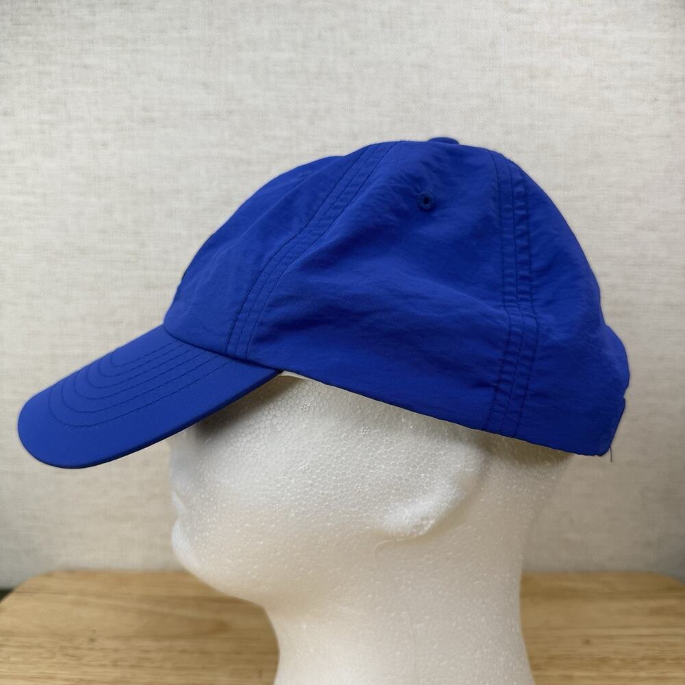 V1 Vuori Blue Hat With Logo Patch Cap Adjustable 6 Panel Hat Resortwear - Picture 4 of 9